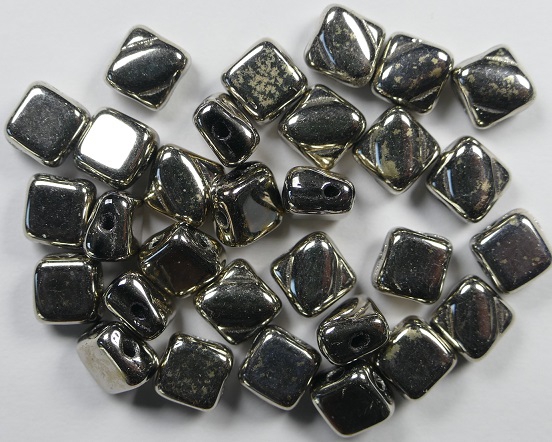 SL-23980-27500 Silky Bead Jet Argentic Full 30 Pc.-0
