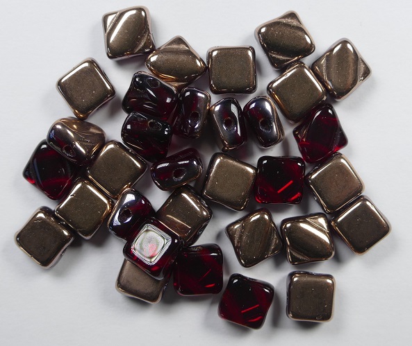 SL-90100-27101 Silky Bead Ruby Capri Gold 30 Pc.-0 SL-90100-27101 Silky Bead Ruby Capri Gold 30 Pc.-0
