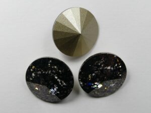 SW-R-14-BLAPA Crystal Black Patina 14 mm Swarovski Rivoli-17664