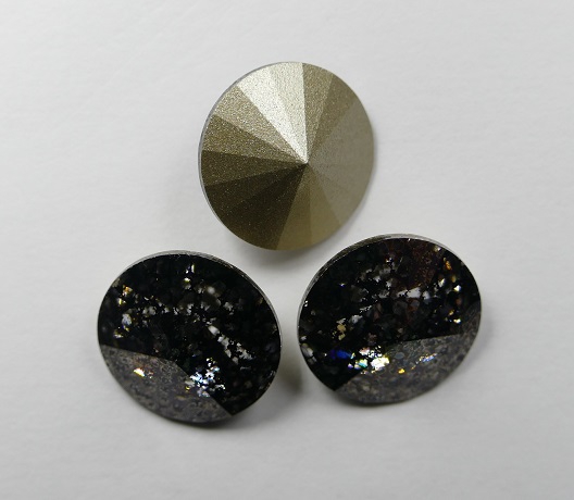 SW-R-14-BLAPA Crystal Black Patina 14 mm Swarovski Rivoli-17664