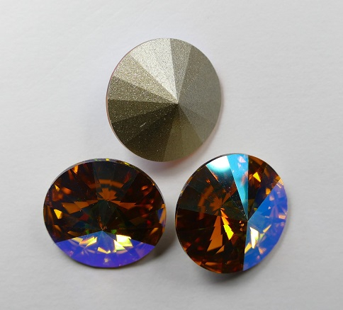 SW-R-14-TOGB Topaz Glacier Blue 14 mm Swarovski Rivoli-17671