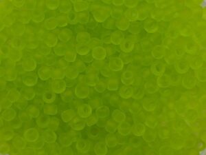 TR-11-0004F: Transparent Frosted Lime Green-0