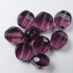 0080327 Amethyst Lamel Facet 12 mm. 8 Stuks.-0