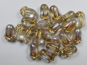 0150178 Bloem kelk Crystal AB met goud 25 stuks-0