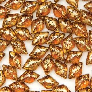 GD-10230-94401 GemDuo Smoked Topaz Gold Splash 10 gram-0 GD-10230-94401 GemDuo Smoked Topaz Gold Splash 10 gram-0