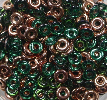 O-50730-27101 Emerald Capri Gold O bead ® 5 gram.-0