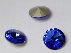 SW-R-14-SAP Sapphire 14 mm Swarovski Rivoli-0