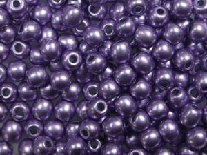 03-R-04B03 Colortrends Saturated Metallic Ballet Slipper Round 3 mm. 100 stuks-0