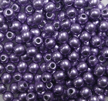 03-R-04B03 Colortrends Saturated Metallic Ballet Slipper Round 3 mm. 100 stuks-0 03-R-04B03 Colortrends Saturated Metallic Ballet Slipper Round 3 mm. 100 stuks-0