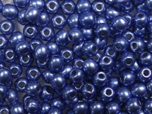 03-R-04B06 Colortrends Saturated Metallic Neutral Gray Round 3 mm. 100 stuks-0