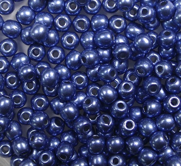 03-R-04B06 Colortrends Saturated Metallic Neutral Gray Round 3 mm. 100 stuks-0