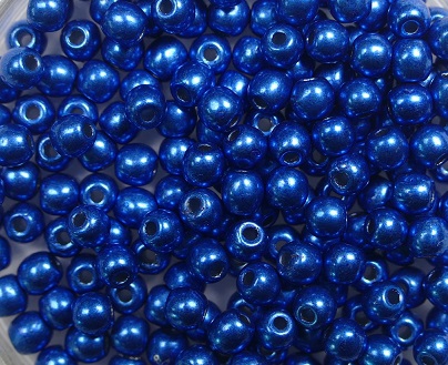 03-R-04B09 Colortrends Saturated Metallic Marina Round 3 mm. 100 stuks-0 03-R-04B09 Colortrends Saturated Metallic Marina Round 3 mm. 100 stuks-0