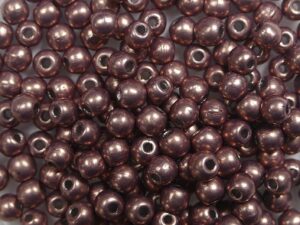 03-R-04B10 Colortrends Saturated Metallic Autumn Maple Round 3 mm. 100 stuks-0