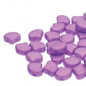 GIN-02010-29725 Matubo 2 Hole Ginko Bead Chatoyant Violet 10 gram-0