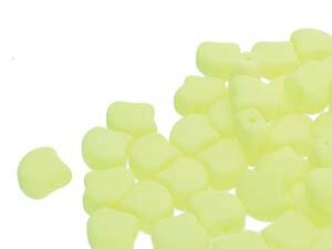 GIN-02010-92921 Matubo 2 Hole Ginko Bead Bondeli Matt Lemon 10 gram-0