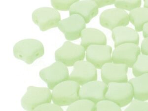 GIN-02010-92924 Matubo 2 Hole Ginko Bead Bondeli Matt Lime 10 gram-0