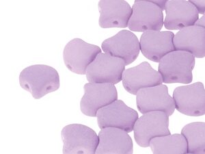 GIN-02010-92945 Matubo 2 Hole Ginko Bead Bondeli Matt Purple 10 gram-0
