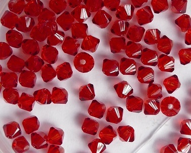 03-MC-90100 Bicone Burgundy Red 3 mm. 50 Pc.-0