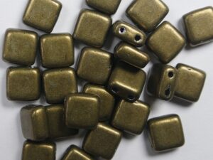 CMT-05A01 CzechMates Tile Bead Color Trends Saturated Metallic Emperador 25 st.-0