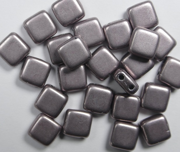 CMT-05A02 CzechMates Tile Bead Color Trends Saturated Metallic Almost Mauve 25 st.-0