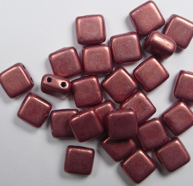 CMT-05A07 CzechMates Tile Bead Color Trends Saturated Metallic Blooming Dahlia 25 st.-0
