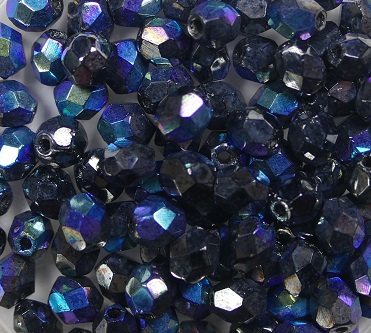 0020304 Hematite AB facet 4 mm. 50 Pc.-0 0020304 Hematite AB facet 4 mm. 50 Pc.-0