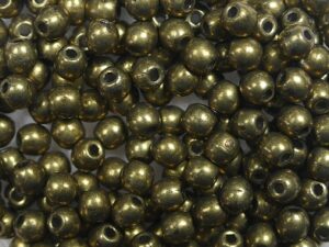 03-R-05A01 Colortrends Saturated Metallic Emperador Round 3 mm. 100 stuks-0