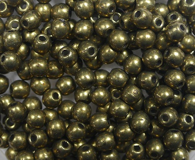03-R-05A01 Colortrends Saturated Metallic Emperador Round 3 mm. 100 stuks-0 03-R-05A01 Colortrends Saturated Metallic Emperador Round 3 mm. 100 stuks-0