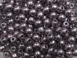 03-R-05A02 Colortrends Saturated Metallic Almost Mauve Round 3 mm. 100 stuks-0