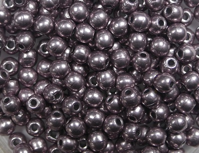 03-R-05A02 Colortrends Saturated Metallic Almost Mauve Round 3 mm. 100 stuks-0 03-R-05A02 Colortrends Saturated Metallic Almost Mauve Round 3 mm. 100 stuks-0
