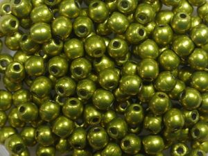 03-R-05A03 Colortrends Saturated Metallic Meadowlark Round 3 mm. 100 stuks-0