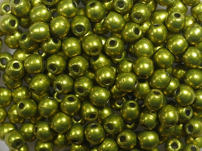 03-R-05A03 Colortrends Saturated Metallic Meadowlark Round 3 mm. 100 stuks-0 03-R-05A03 Colortrends Saturated Metallic Meadowlark Round 3 mm. 100 stuks-0