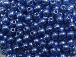 03-R-05A05 Colortrends Saturated Metallic Little Boy Blue Round 3 mm. 100 stuks-0