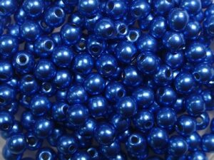 03-R-06B03 Colortrends Saturated Metallic Nebulas Blue Round 3 mm. 100 stuks-0