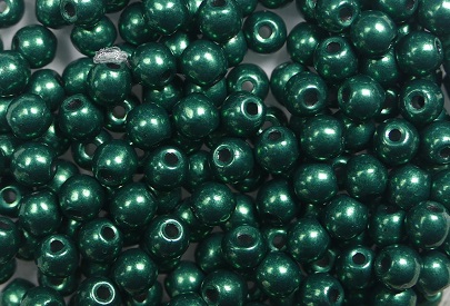 03-R-06B05 Colortrends Saturated Metallic Martini Olive Round 3 mm. 100 stuks-0