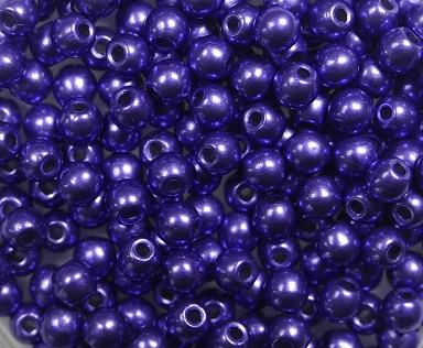03-R-06B07 Colortrends Saturated Metallic Ultra Violet Round 3 mm. 100 stuks-0