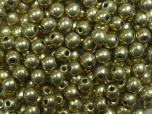 03-R-06B09 Colortrends Saturated Metallic Limelight Round 3 mm. 100 stuks-0