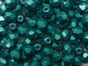 FP1-04-05A04 Color Trends Saturated Metallic Arcadia Czech Glass Facet Firepolish 4mm 50 stuks