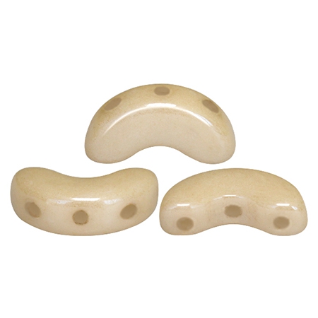 ARC-03000-14413 Opaque Beige Ceramic Look Arcos par Puca 10 gram-0 ARC-03000-14413 Opaque Beige Ceramic Look Arcos par Puca 10 gram-0