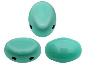 SAM-63130 Samos® par Puca Opaque Green Turquoise 10 gram-0