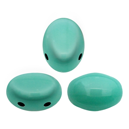 SAM-63130 Samos® par Puca Opaque Green Turquoise 10 gram-0 SAM-63130 Samos® par Puca Opaque Green Turquoise 10 gram-0