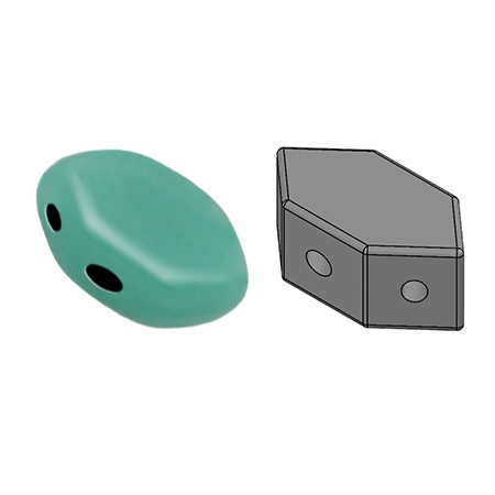 PAR-63130 Paros® par Puca Opaque Green Turquoise 10 gram-0 PAR-63130 Paros® par Puca Opaque Green Turquoise 10 gram-0