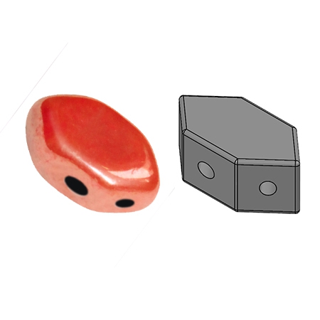 PAR-93400-14400 Paros® par Puca Opaque Light Coral Luster 10 gram-0