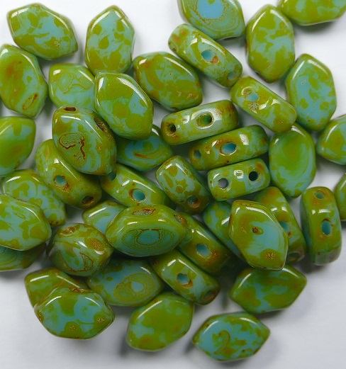 perles par puca paros opaque aqua picasso