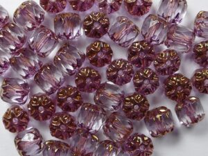 0030118 Crystal Bronze Lamp Bead 15 Pc.