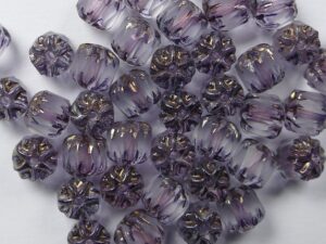 0030119 Matte Crystal Bronze Lamp Bead 15 Pc.