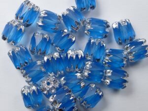 0090033 Aqua Labrador Lamp Bead 10 Pc.