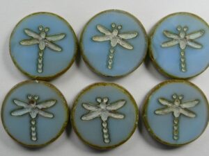 Table Cut Dragonfly beads