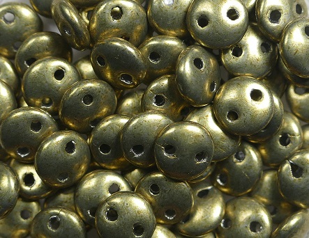 cml-04b08_czech_mates_2-hole_lentil_colortrends_saturated_metallic_golden_lime