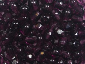 FP1-04-20060 Medium Amethyst Czech Glass Facet Firepolish 4mm 50 stuks